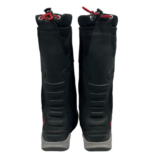 SPERRY TOP-SIDER SeaRacer Waterproof Black Boots Women's Size 8 - Picture 5 of 16